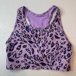 FABLETICS | Purple Leopard Mila Sports Bra